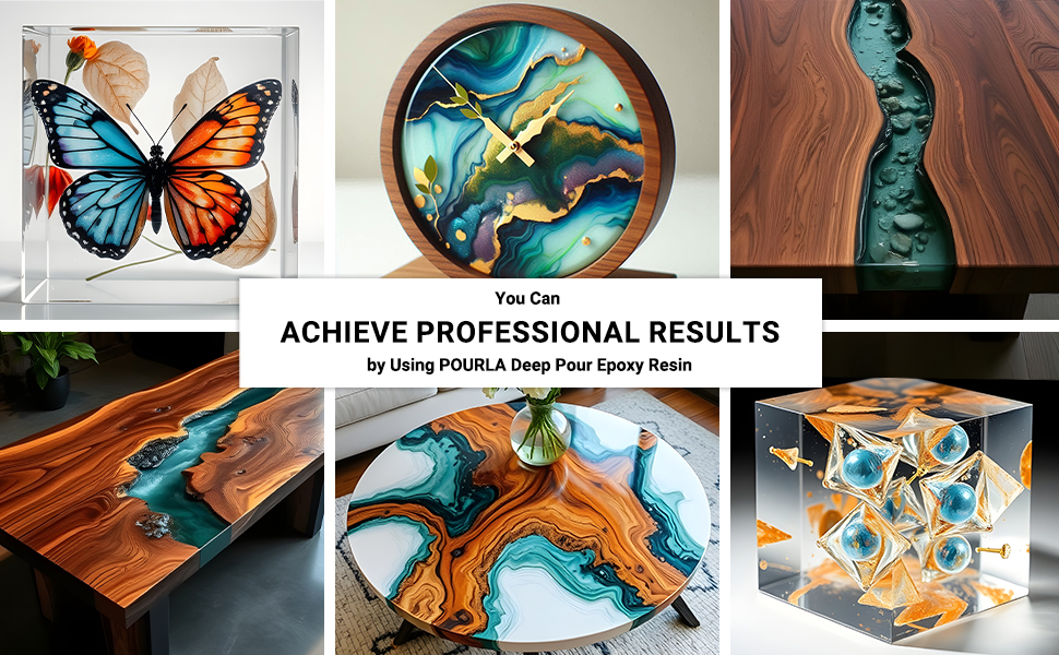 Achieving professional result with Pourla Deep Pour epoxy Resin system