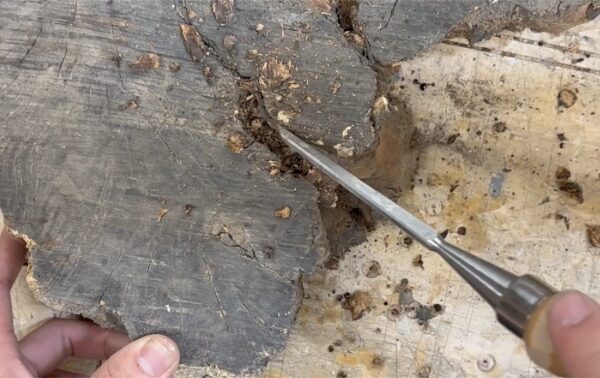fixing broken part of olivewood