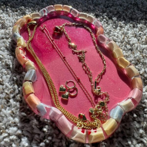 adorable resin art tray