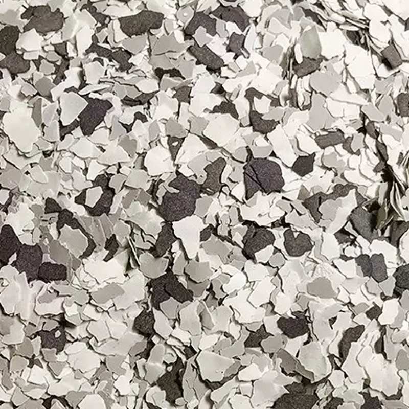 Epoxy Flakes gray mixed colored for epoxy floor diy