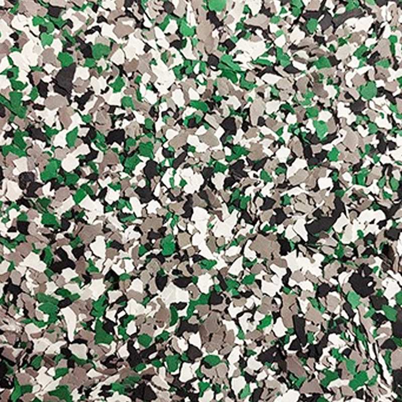 Epoxy Flakes green gray mixed colored for epoxy floor diy2