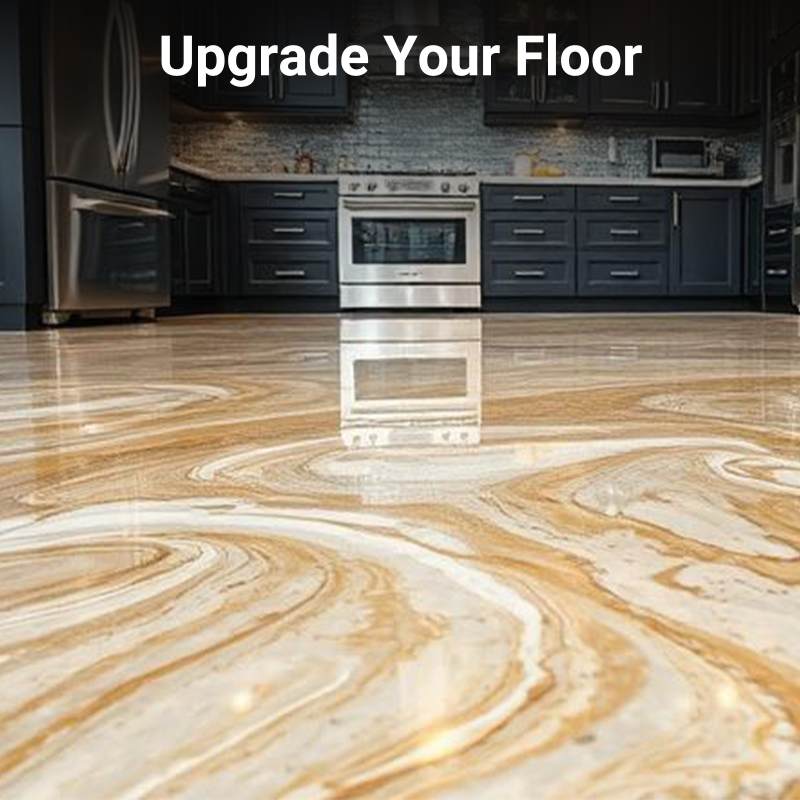upgrade your floor with pourla super top coat for epoxy flooring